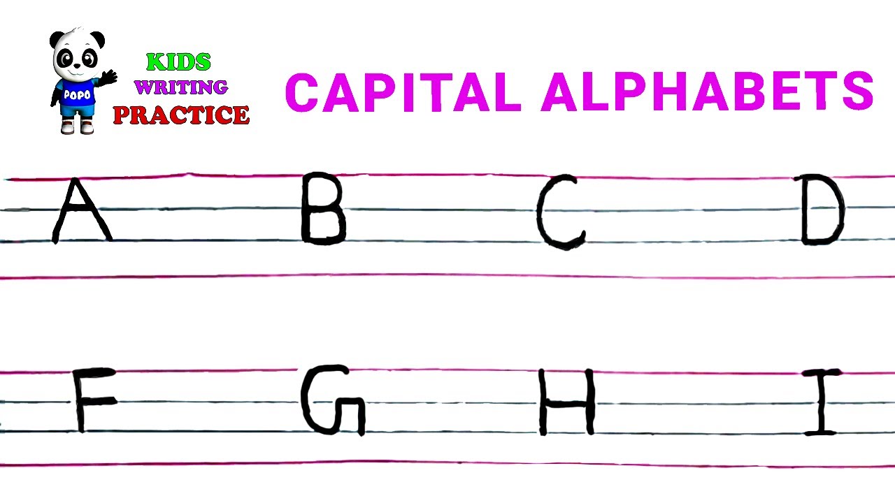 Alphabet Handwriting Practice A-Z