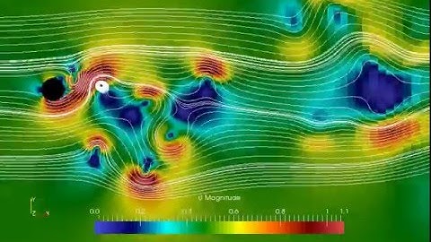 Numerical simulation of fluid structure interaction between cylinder and water flow