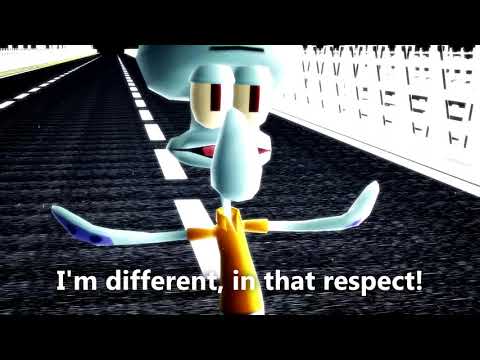 Hate it! Hate it! Huge Ego! - [Squidward UTAU] [60fps MMD]