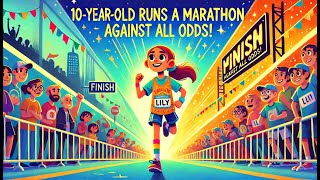 🏃‍♀️ A 10-Year-Old Girl Runs a Marathon Against All Odds | A Story of Determination & Perseverance 🌟