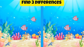 Find 3 Differences 🔎| Brain Games for Kids #1🕵🏻‍♀️@ Dee Kids Storybook