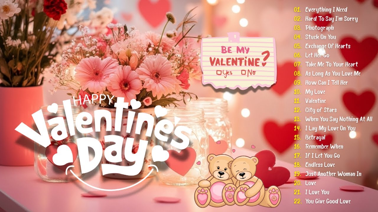 500 Most Famous Beautiful Love Songs For Valentine Day 💖 Best Cheesy Love Songs Of All Time (No ADS)