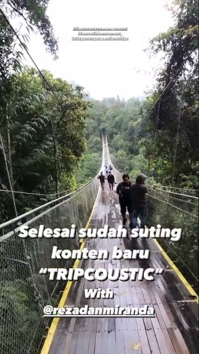 Ifan seventeen dijembatan situ gunung Sukabumi buat Vidio klip #SHORTS