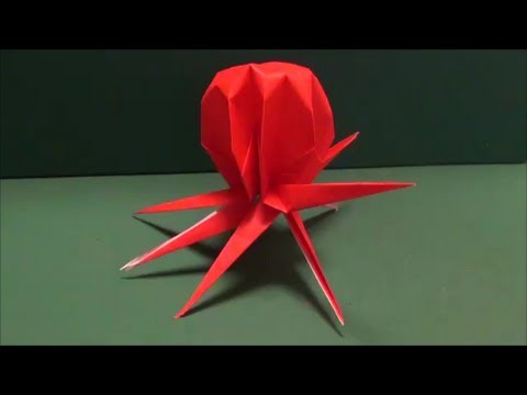 タコ 折り紙 Octopus Origami Youtube