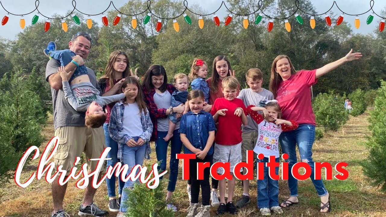 Christmas Traditions || Large Family Vlog - YouTube