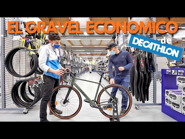 Bicicleta de gravel azul fr 120 - Decathlon