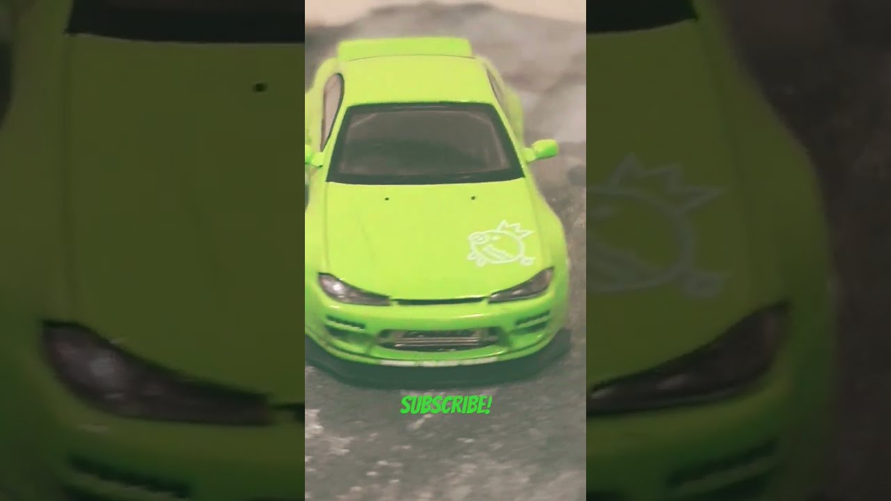 MINI GT Nissan Silvia (S15) Rocket Bunny Green / No. 500