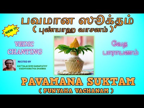 PAVAMANA SUKTAM PUNYAHA VACHANAM Powerful mantra for Purification of Mind Body and Space