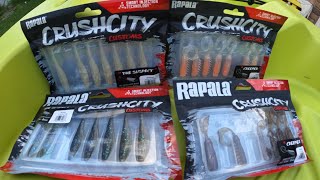 FISHING THE NEW RAPALA CRUSH CITY SOFT PLASTICS