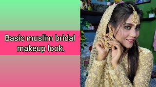 Basic muslim bridal makeover look 💄 makeover by me 🤟#makeupartist #makeuptutorial screenshot 2