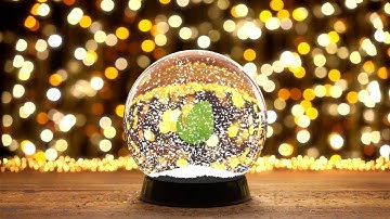 Christmas Snow Globe Logo Reveal - Logo Stings | After Effect Template