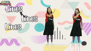 Different Kinds of Lines | Preschool Lessons | Simple English Lessons | Fun Learning