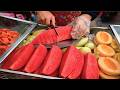 FASTEST FRUIT CUTTING MASTER IN THAILAND 🍉🔥 AMAZING STREET FOOD SKILLS