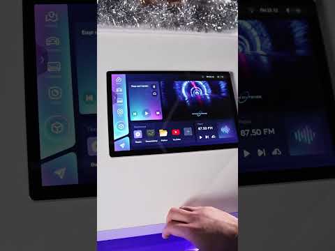 Разделение экрана на магнитоле Teyes. Навигатор со стороны водителя. #teyes #automobile #автозвук