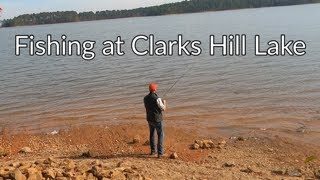 Fishing at Mistletoe State Park on Clarks Hill Lake