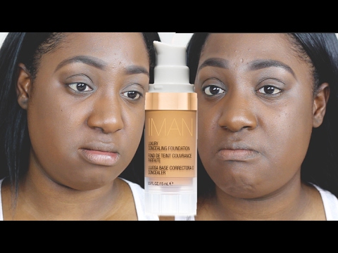 NEW! Iman Luxury Concealing Foundation! Foundation for women of color ...