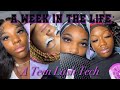 A WEEK IN THE LIFE AS A TEEN LASH TECH ( Doing lashes and doing orders)