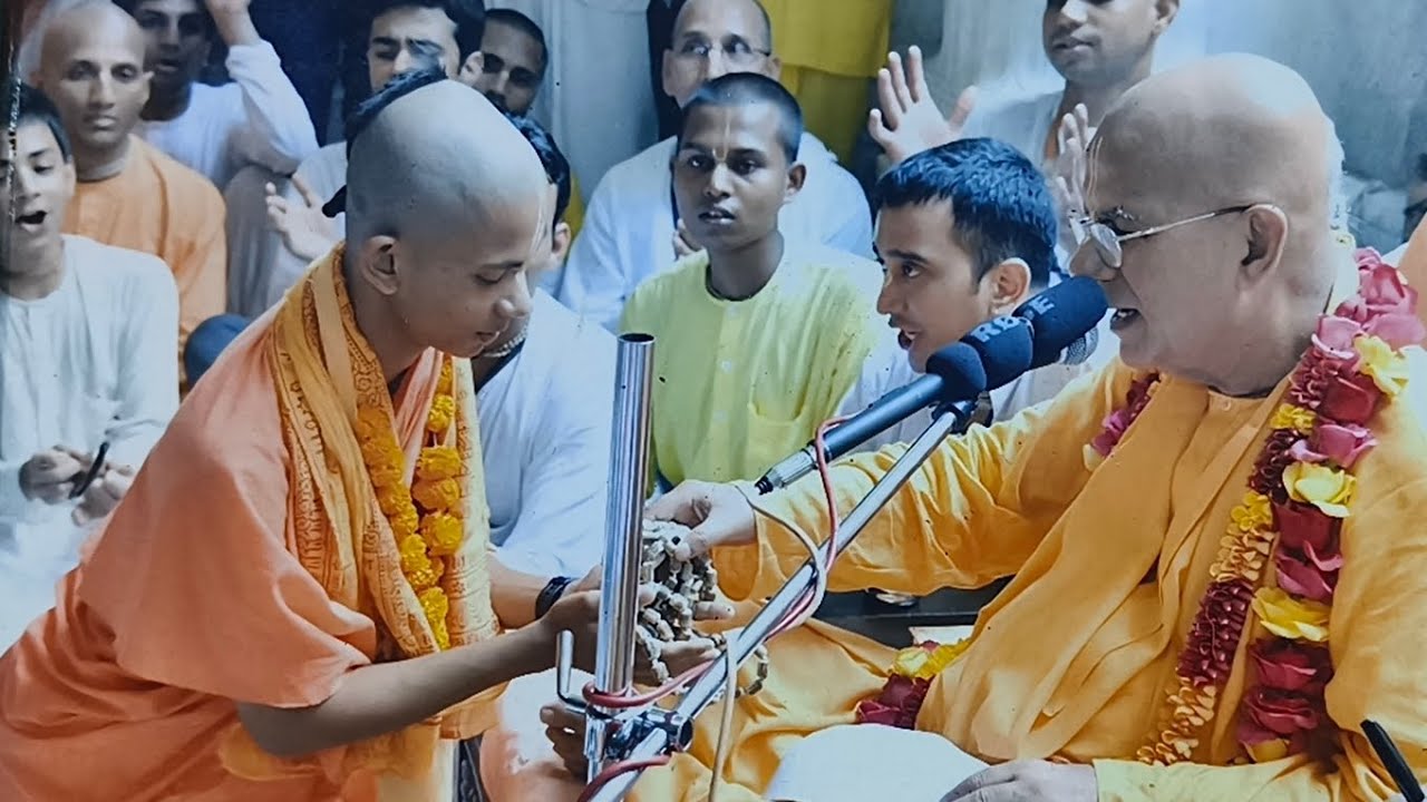 Diksha Ceremony - 2015 By HH Gopal Krishna Goswami Maharaj At ISKCON JUHU