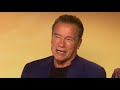 TERMINATOR : DARK FATE full funny Interview Arnold Schwarzenegger &amp; Linda Hamilton T6 Movie