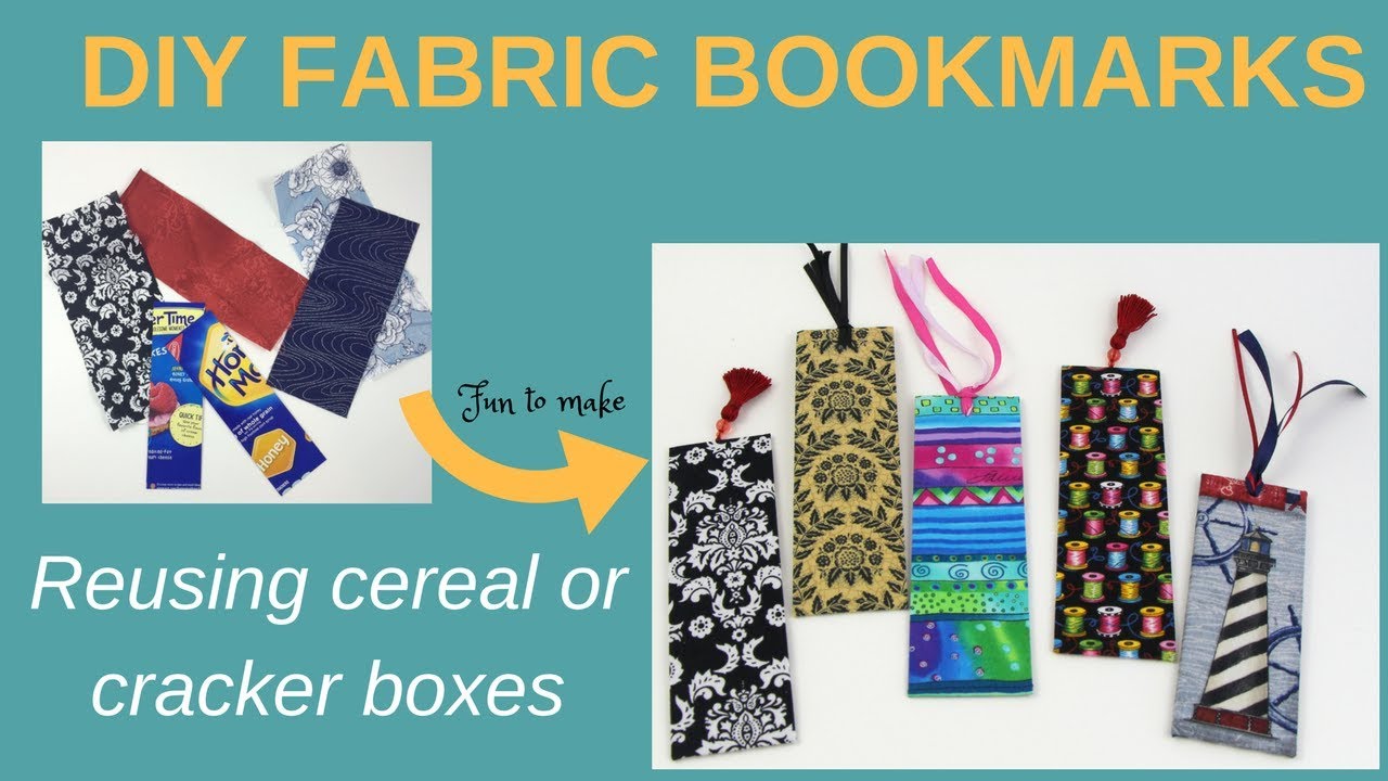 How to Sew: A Fabric Bookmark with tassel 