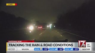Tracking rain and road conditions