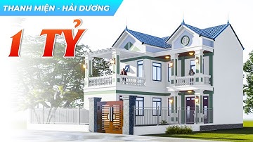 Chỉ Với 1 TỶ Sở Hữu Mẫu Nhà Ống Tân Cổ Điển Mái Thái Vô Cùng Sang Trọng Tại Thanh Miện Hải Dương