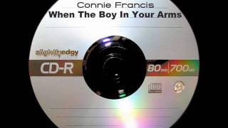 Video thumbnail of "Connie Francis - When The Boy In Your Arms"