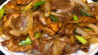 Chicken Chow Fun (Chinese Rice Noodle Dish)