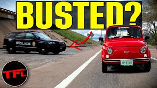 We Try To Get a Speeding Ticket In The SLOWEST Car We Own!