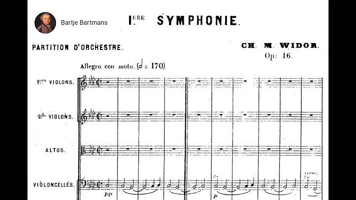 Charles-Marie Widor - Symphony No. 1, Op. 16 (1870)