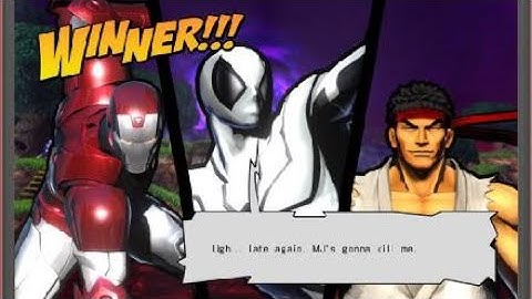 ULTIMATE MARVEL VS. CAPCOM 3 Ryu, Iron Man, and Spider Man Part 1