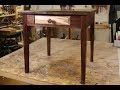 Making a Walnut end table with a spalted maple drawer