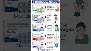 5 Most Common Medicine 💊 आसान भाषा में दवाइयों की जानकारी | Daily Use Medicine | Education