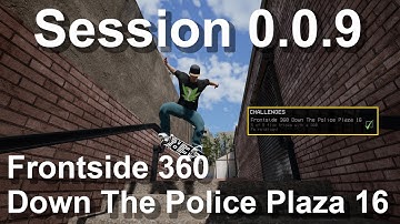 Frontside 360 Down The Police Plaza 16 - Daily Challenge