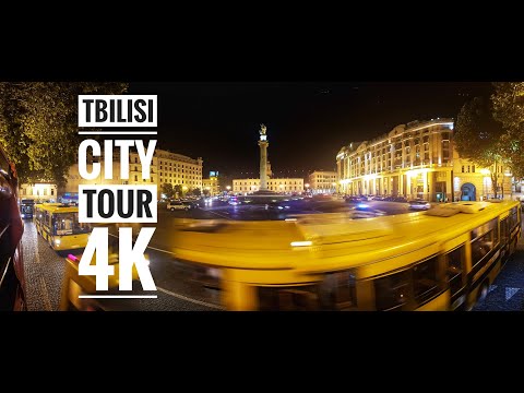 Tbilisi City Tour - 4K (თბილისი, საქართველო)