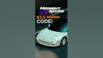 *3.5M YEN* Code In Midnight Racing: Tokyo! #roblox #midnightracingtokyo