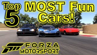 Top 5 MOST FUN Cars in Forza Motorsport!