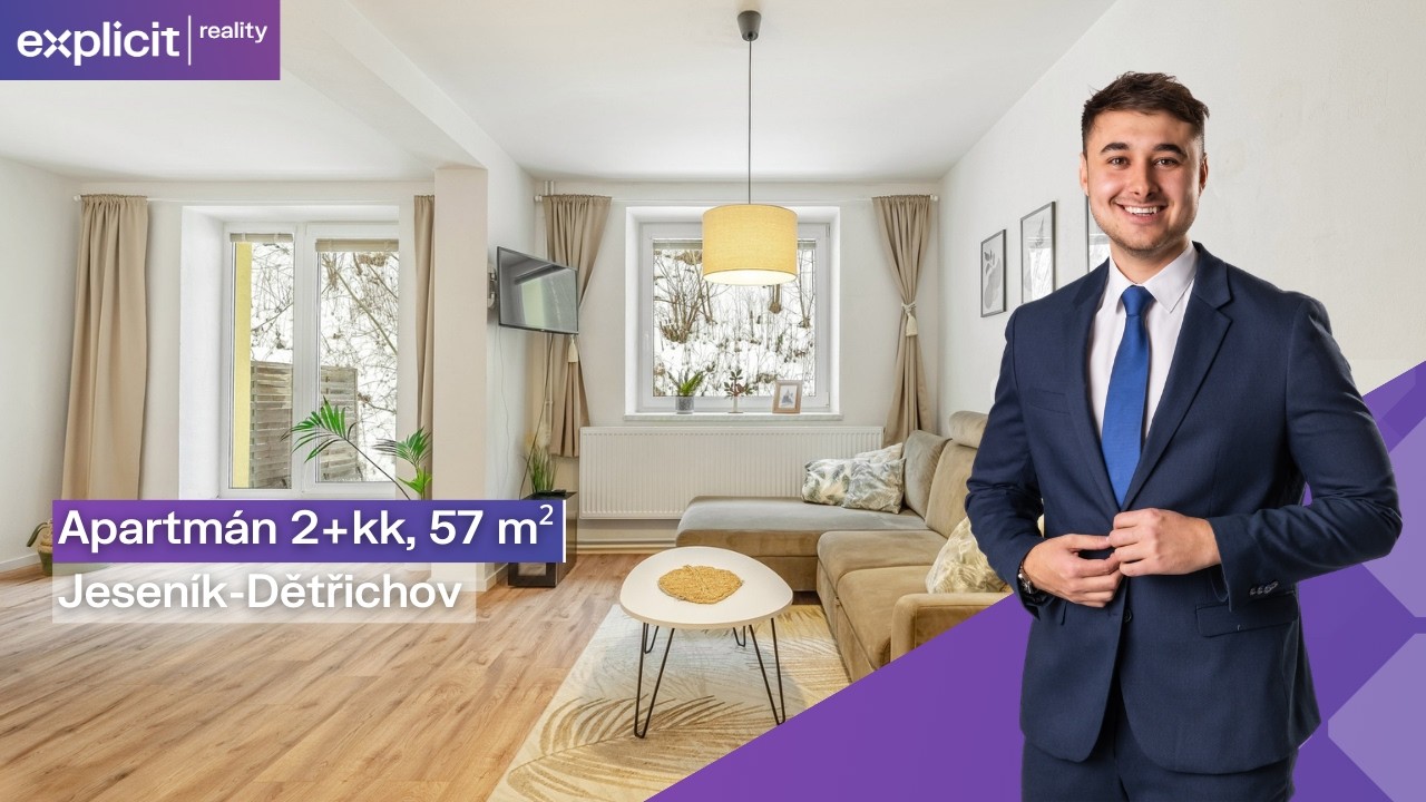 Martin Souček - Prodej apartmánu 2+kk 57 m², Jeseník - Dětřichov