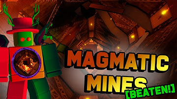 New "MAGMATIC MINES" Insane Map In FE2 [BEATEN!] - Flood Escape 2