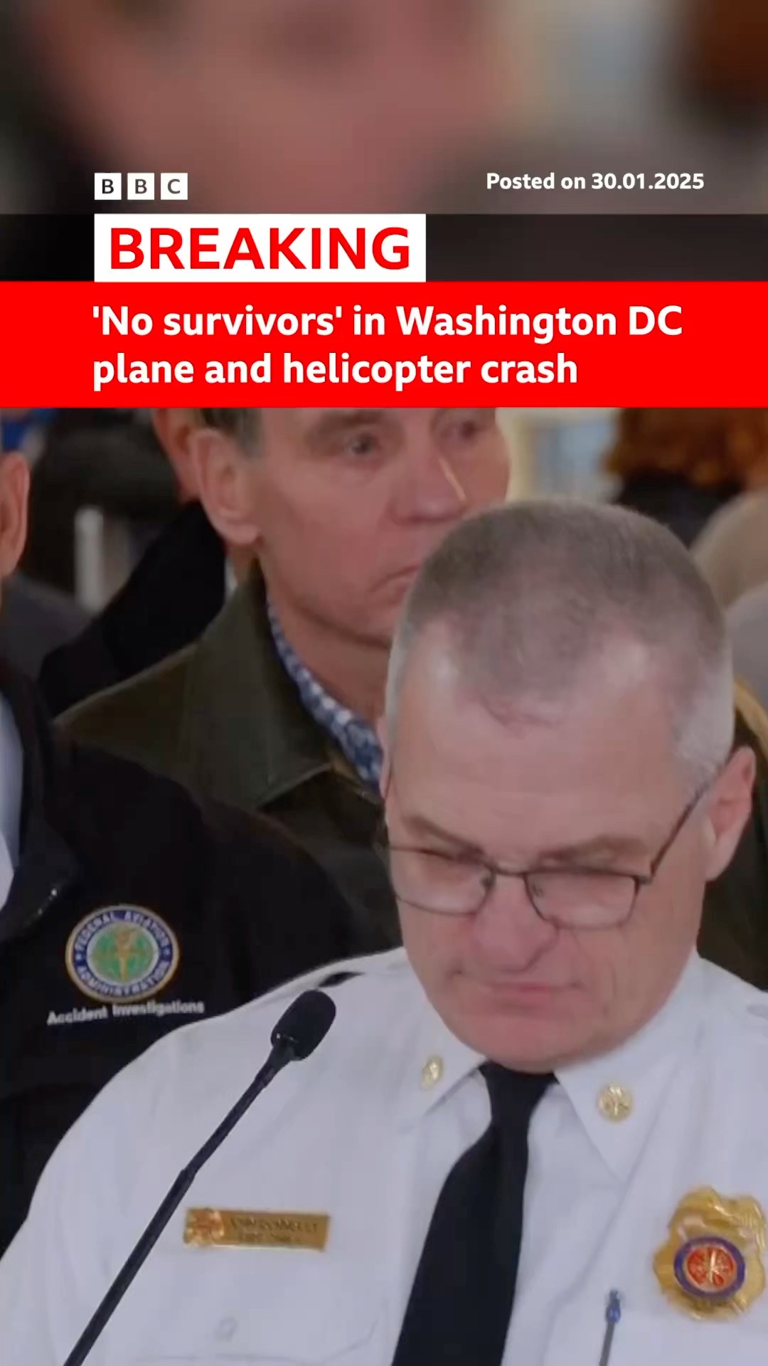 No survivors are expected from the Washington DC crash, officials said. #WashingtonDC #US #BBCNews