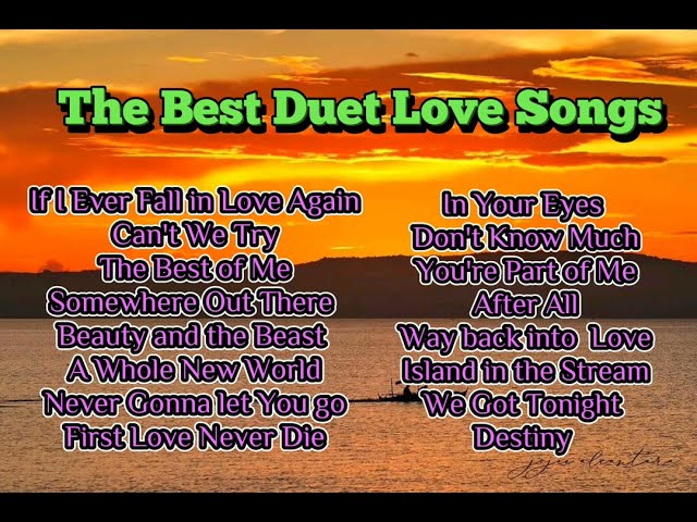 The Best Duet Love Songs Collection class=