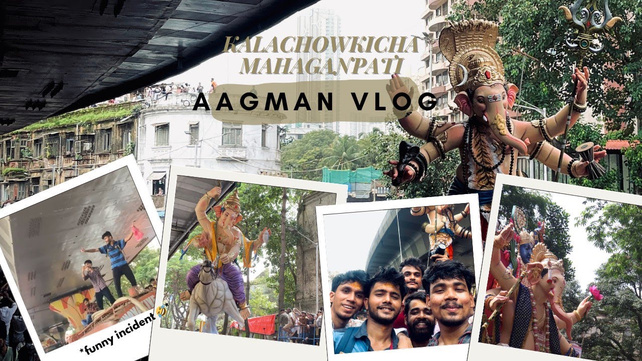 UNFORGETTABLE BAPPA AAGMAN 2025😨😭 | KALA CHOWKI CHA MAHA GANPATI AAGMAN🙏🏻