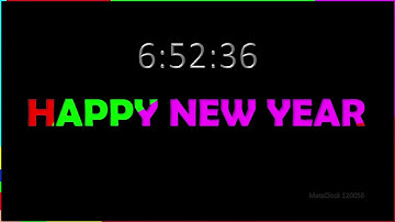 MatsClock 120056 - Free Digital Clock for PowerPoint Presentation Slides