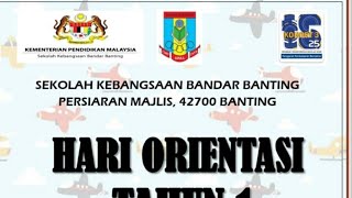 TAKLIMAT ORIENTASI TAHUN 1/2021