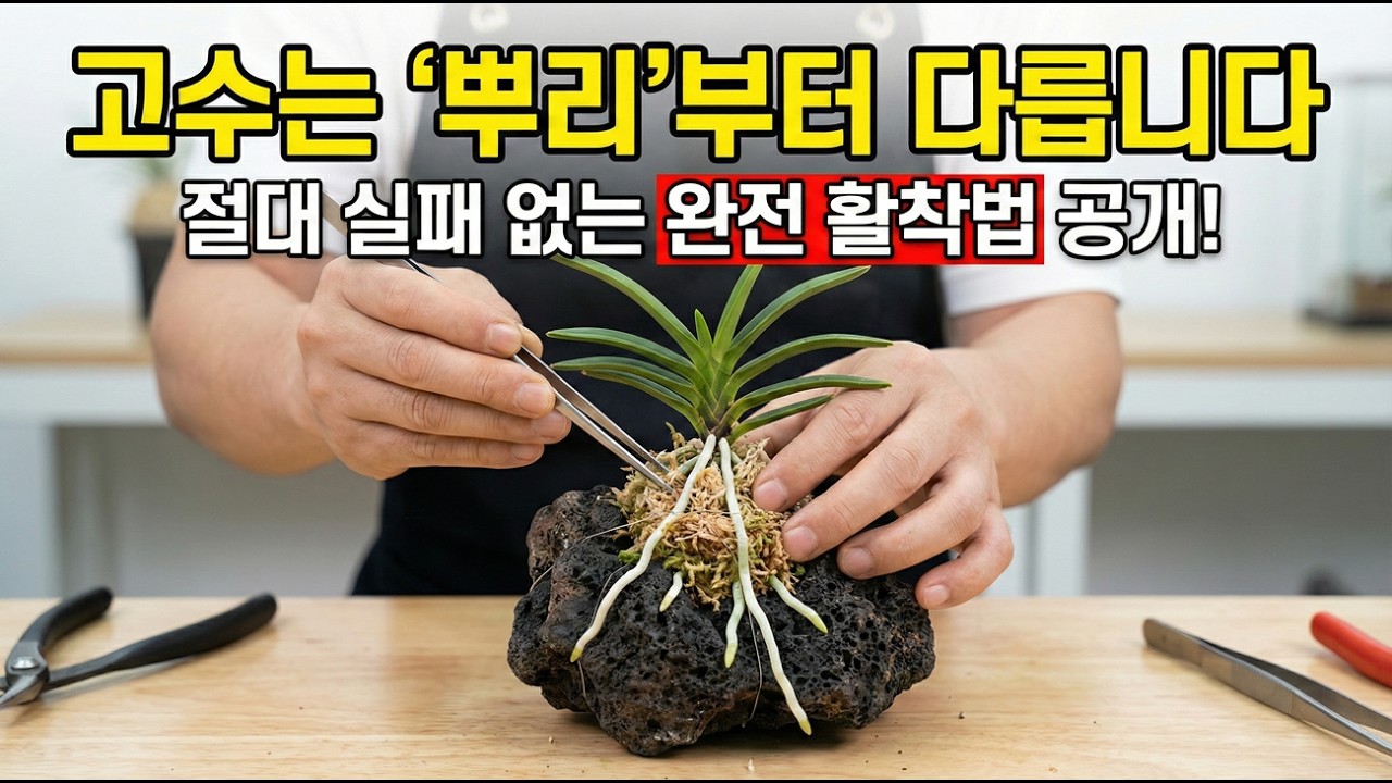 풍란 석부작 ! 초보도 실패 없이 10분 만에 만들기 - YouTube