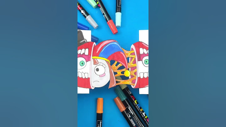 Paper Crafts with Pomni & Caine from The Amazing Digital Circus! #digitalcircus #tadc #pomni #caine