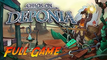 Chaos on Deponia | Complete Gameplay Walkthrough - Full Game | No Commentary
