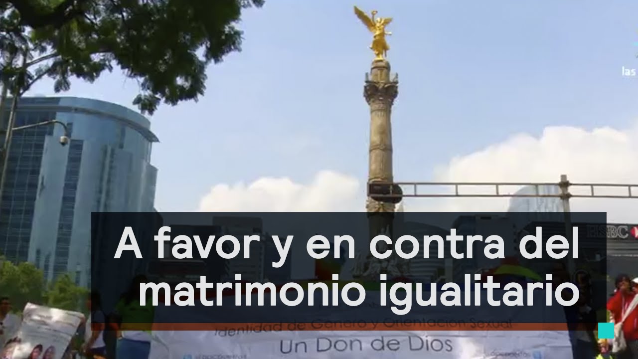 Marchas a favor y en contra del matrimonio igualitario - Las Noticias