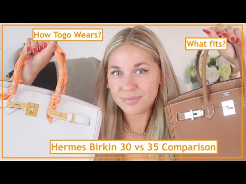 HERMES BIRKIN SIZE 30 VS BIRKIN 35 + Size Comparison, Review and