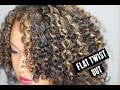 Natural Hair || How To Get Perfect Flat Twist Out Results!